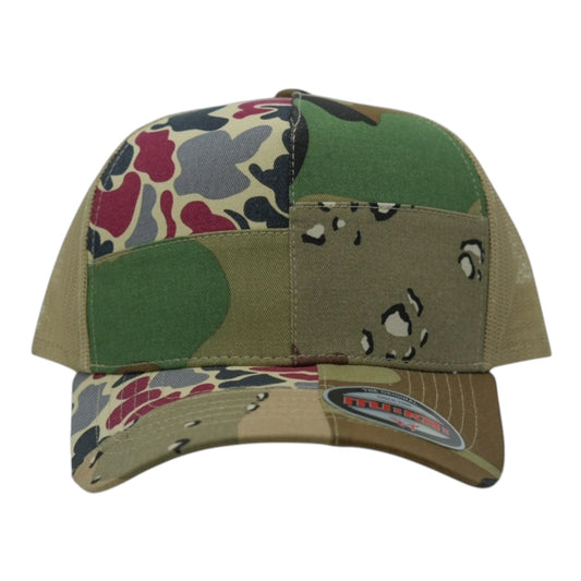 Multi Camo Patch Trucker Hat