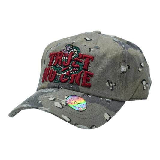 Trust No One Distressed Vintage Dad Hat