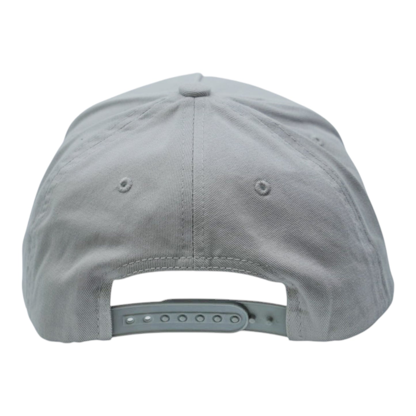Blank Distressed Mid-High Crown Snapback Hat