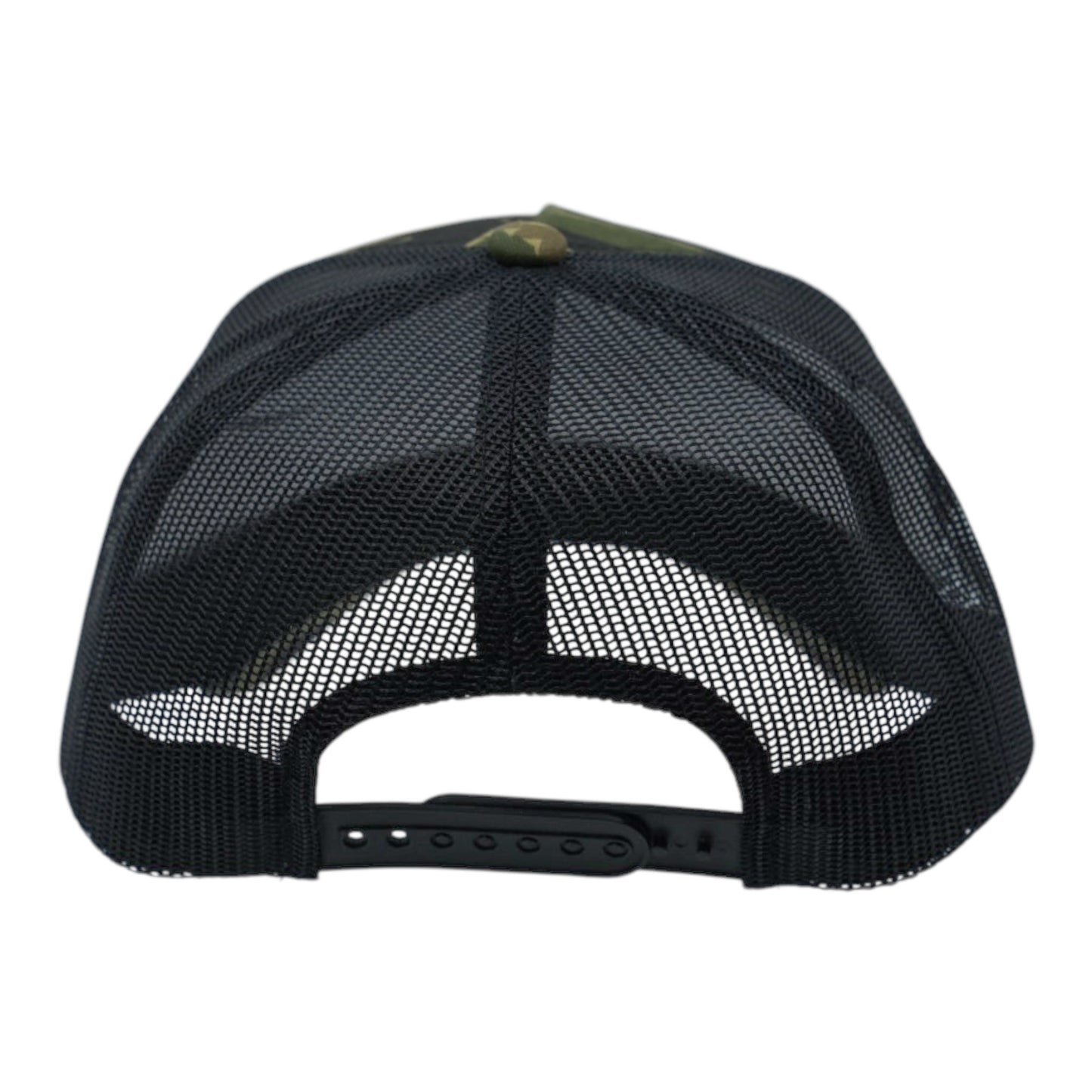 Blank Camo Mid-High Crown Trucker Hat