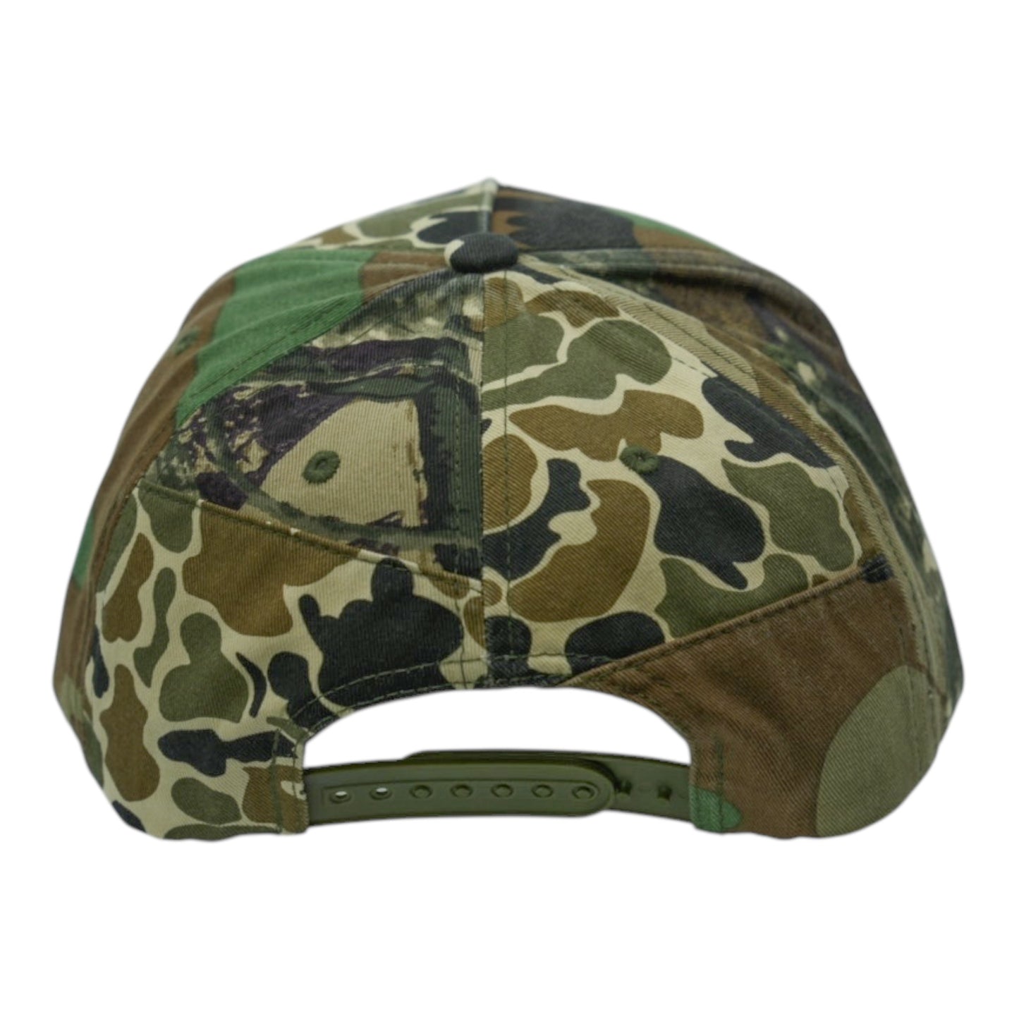 Multi Camo Patch Snapback Hat