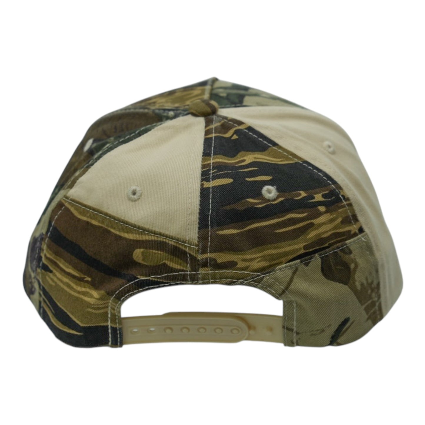 Multi Camo Patch W/ Solid Snapback Hat