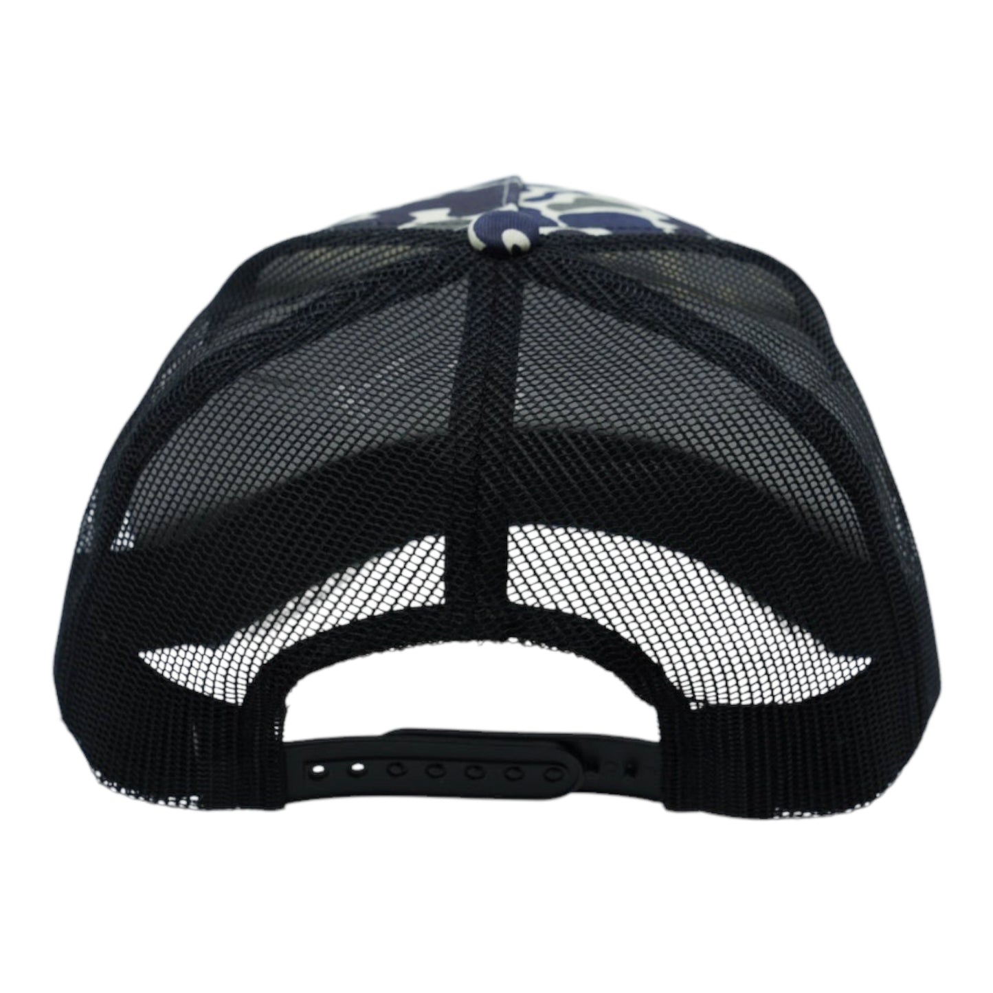 Blank Camo High Crown Trucker Hat W/ Rope