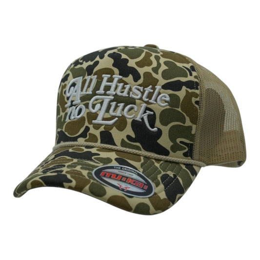 All Hustle No Luck Foam Trucker Hat