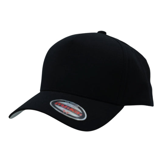 Blank Solid Color Mid-High Crown Snapback Hat