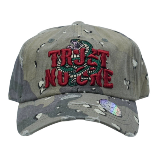 Trust No One Distressed Vintage Dad Hat