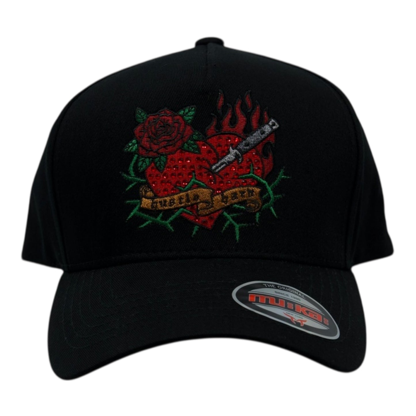 Hustle & Grind Rhinestone Snapback